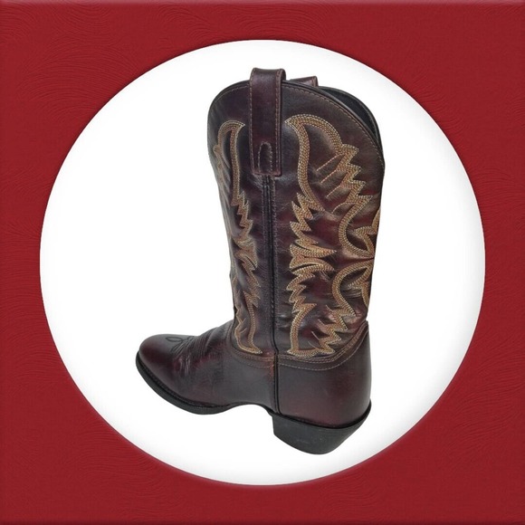 Laredo Men's Birchwood Black Cherry Boots 68458- Size 8.5 EW - Picture 9 of 16